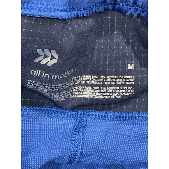 All in Motion Sz Medium Royal Blue Quick Dry Trail Shorts 6" Inseam NWT - Picture 10 of 11